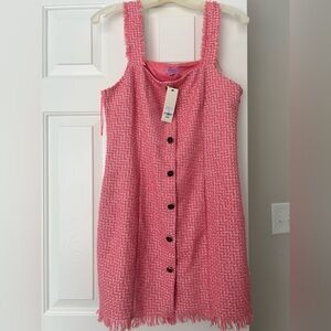Francesca’s Pink and white tweed dress | size M | never been worn